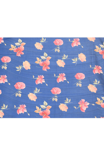 Shila Tanchui Pallu Border Hand Print Saree