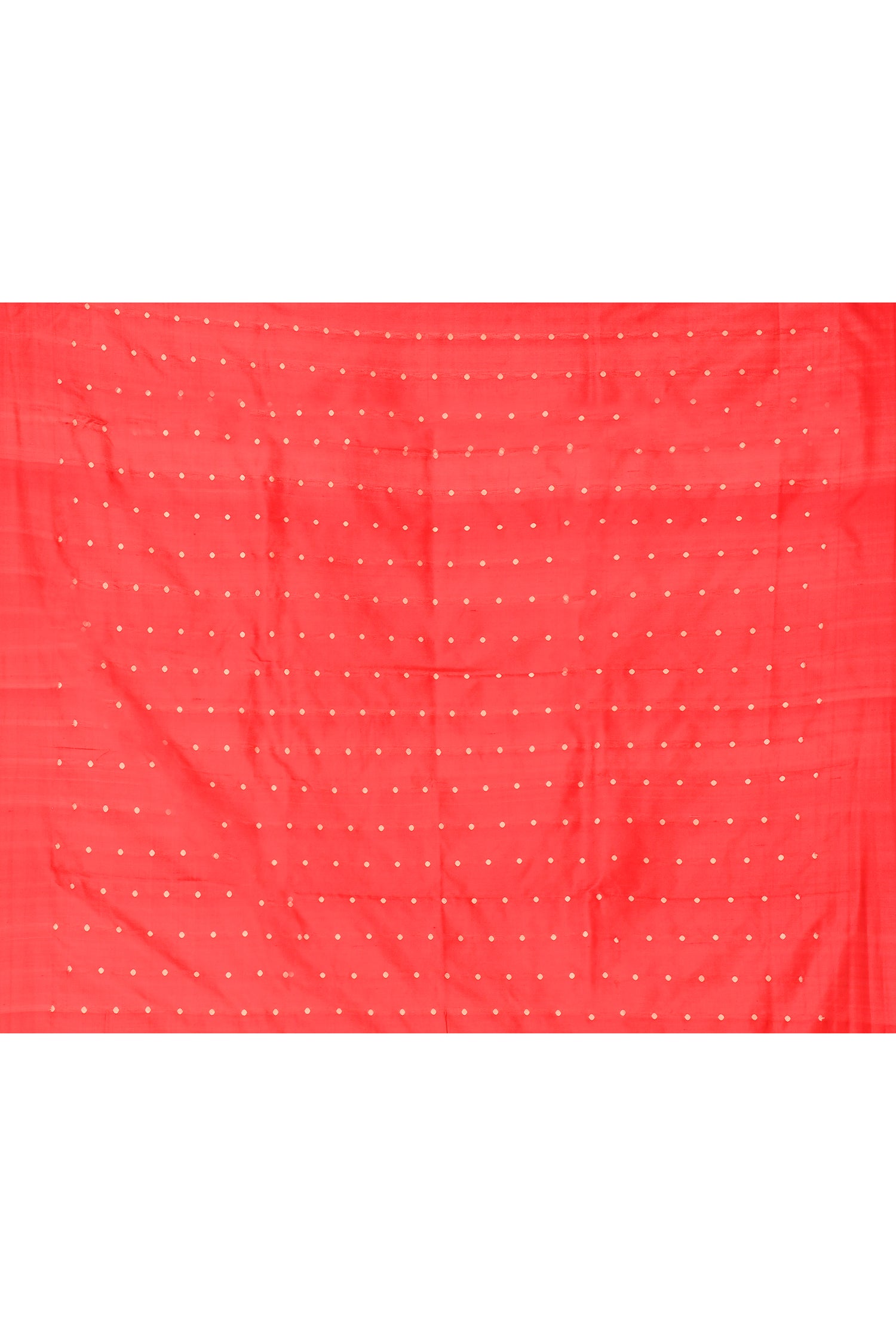 "VIRASAT 166" Red Pure Katan Handloom Kadhua Chand Boota Saree