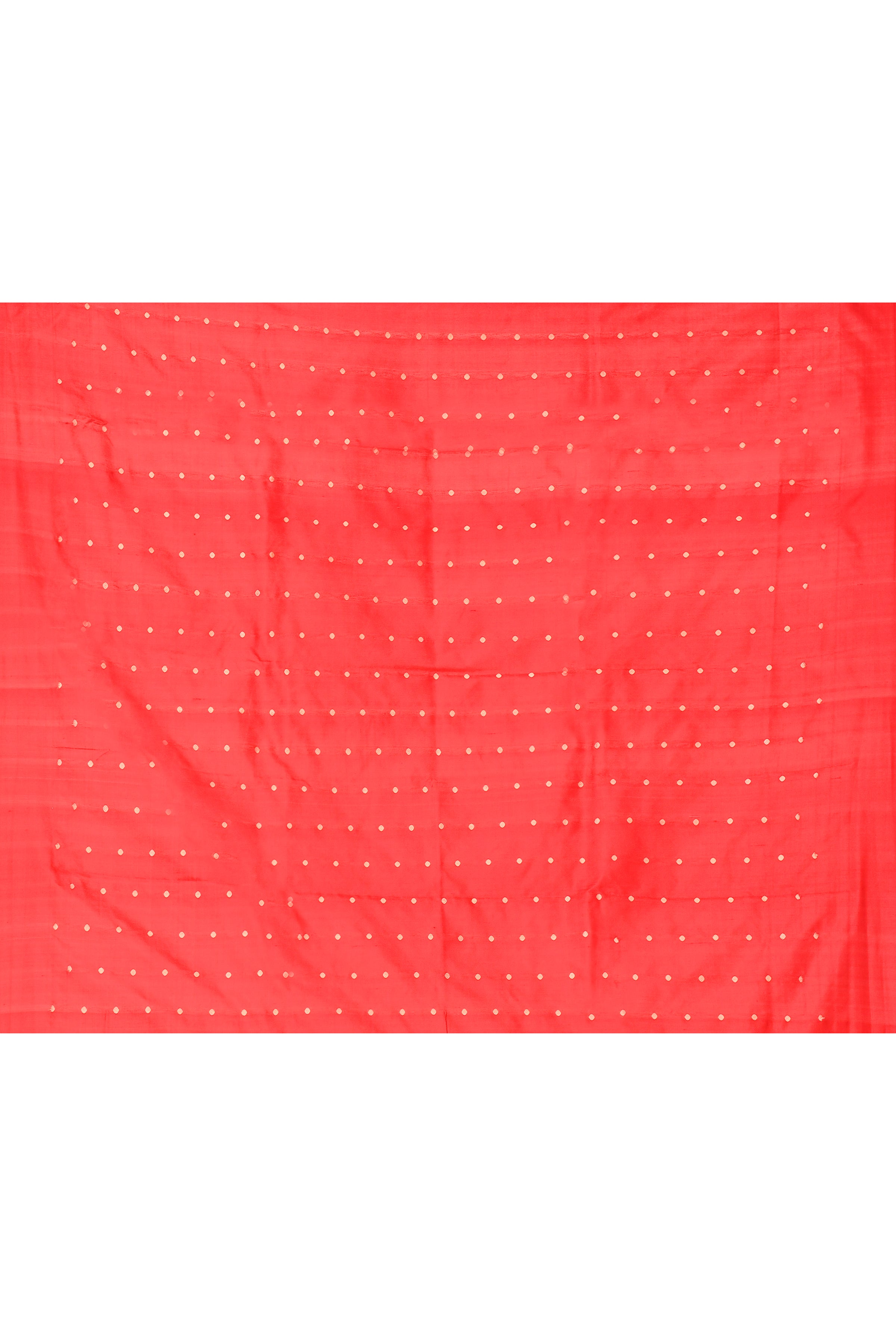 "VIRASAT 166" Red Pure Katan Handloom Kadhua Chand Boota Saree