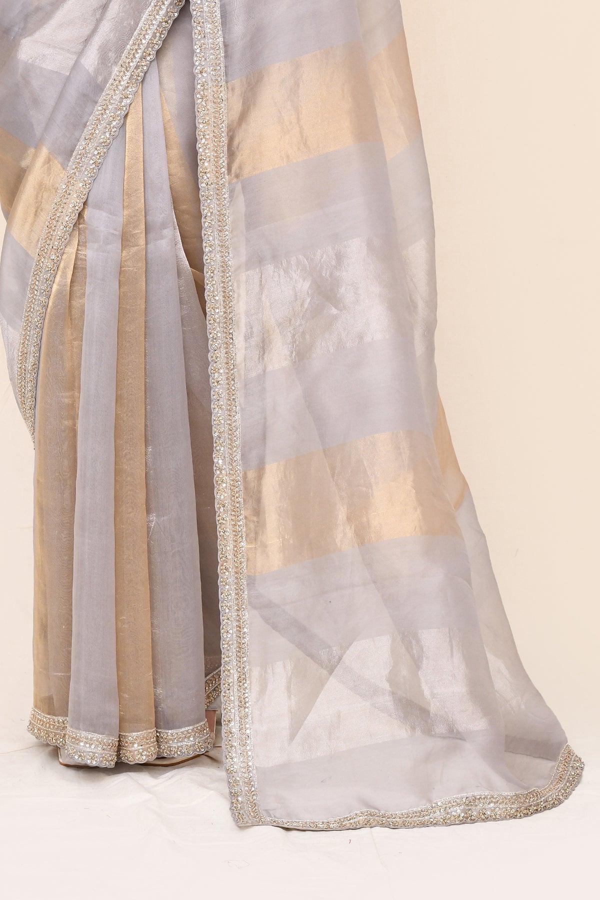 "VIRASAT 199" Pure Banarasi Organza Silk Saree