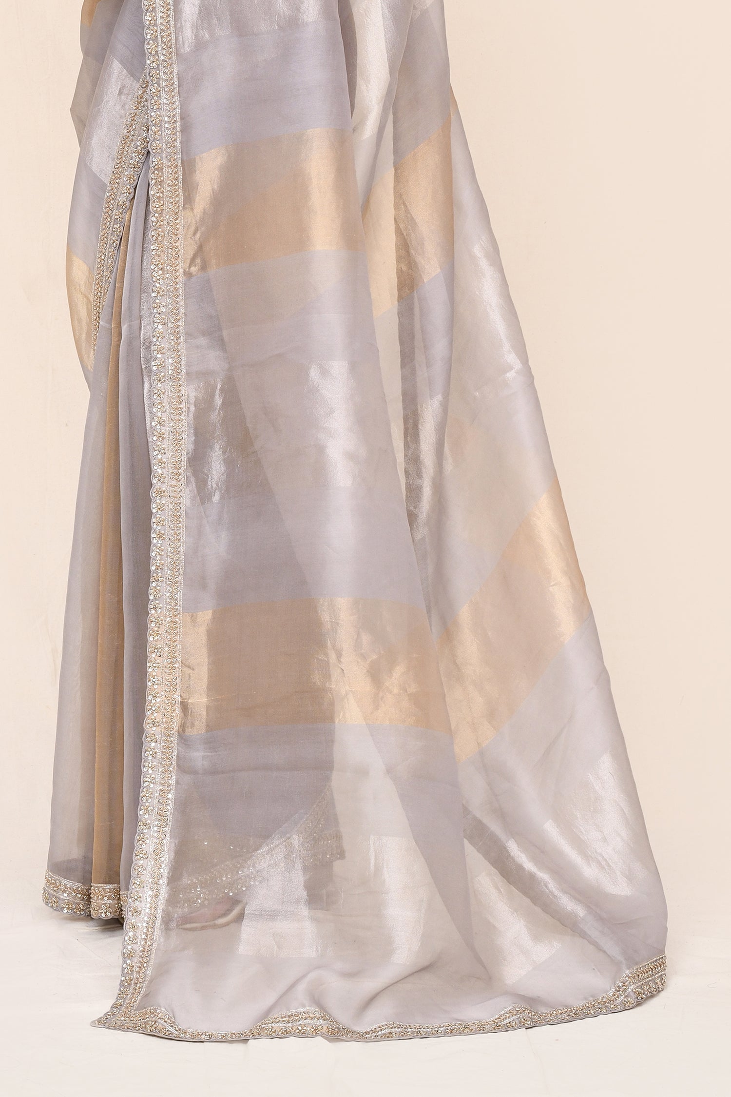 "VIRASAT 199" Pure Banarasi Organza Silk Saree
