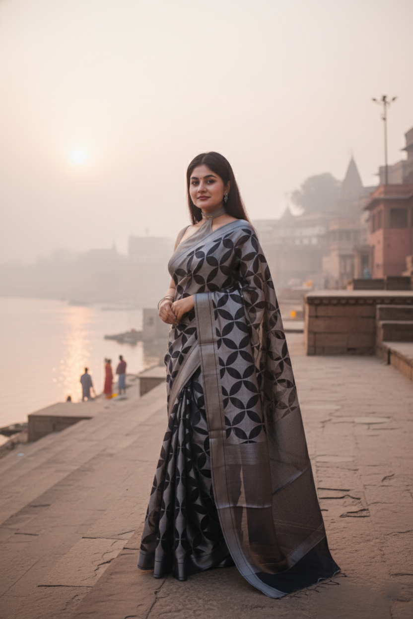"VIRASAT 262" Banarasi AT Model Silk Saree