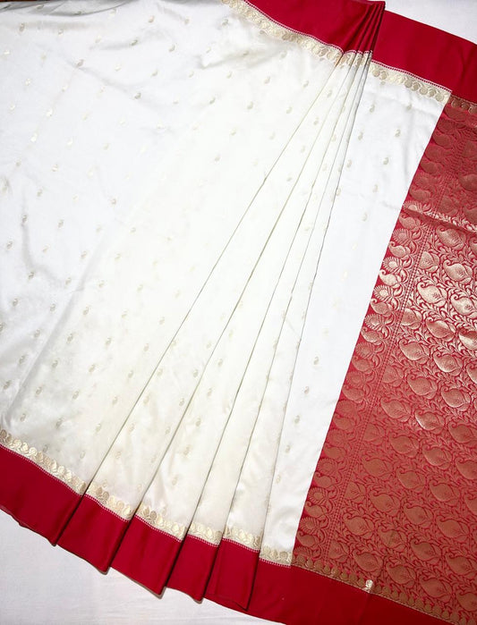 Banarasi Blend Silk Saree for Durga puja