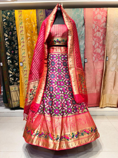 Stunning Patola Silk Banarasi Lehenga