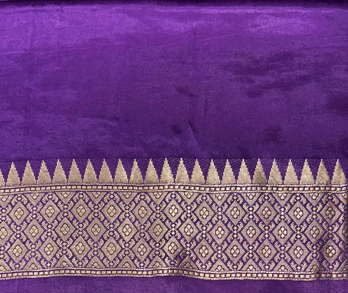 Banarasi Masaru Silk Saree with Tested Zari and Twisted Yarn