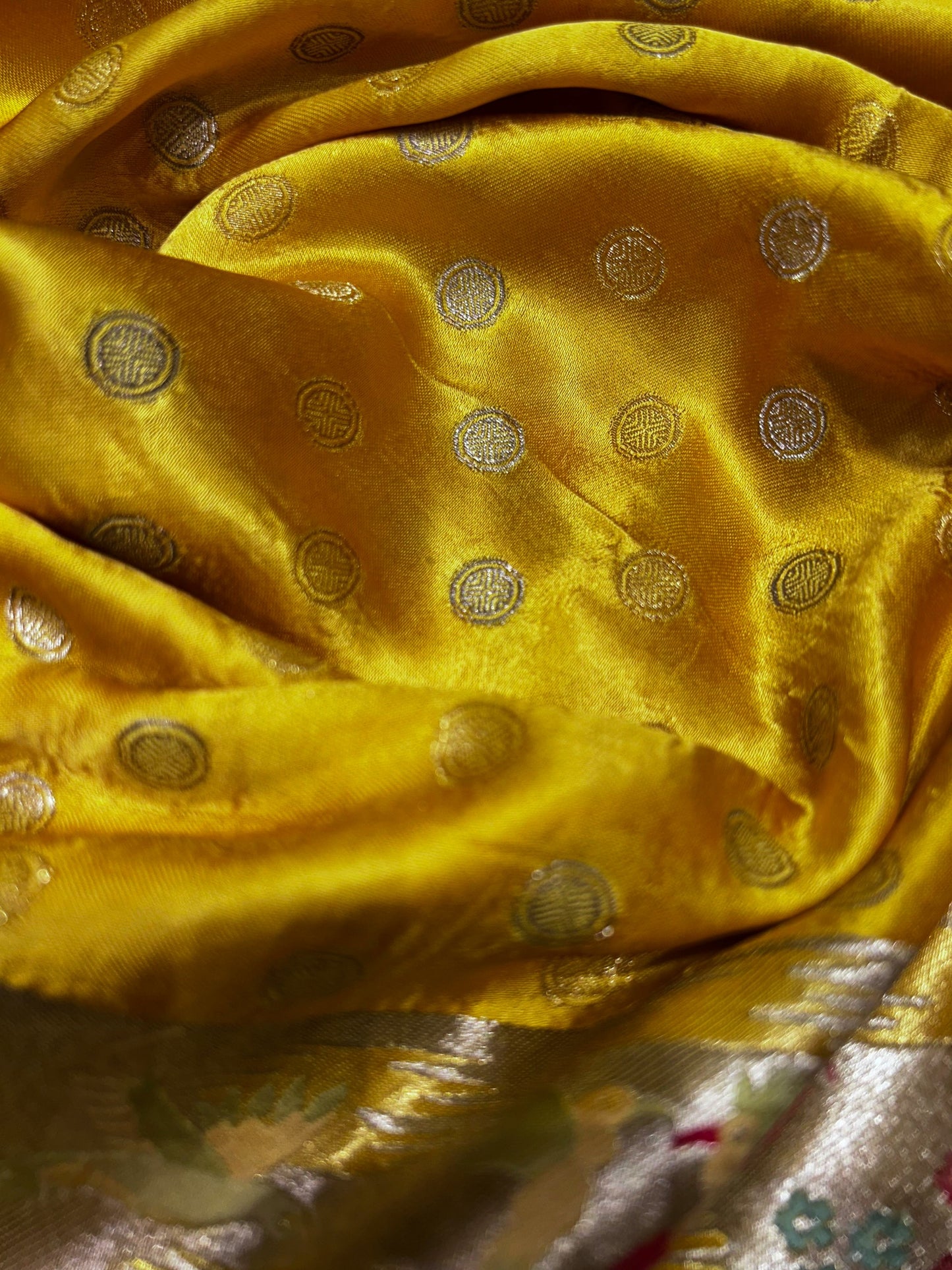 Banarasi Masaru Silk Saree with Tested Zari and Twisted Yarn