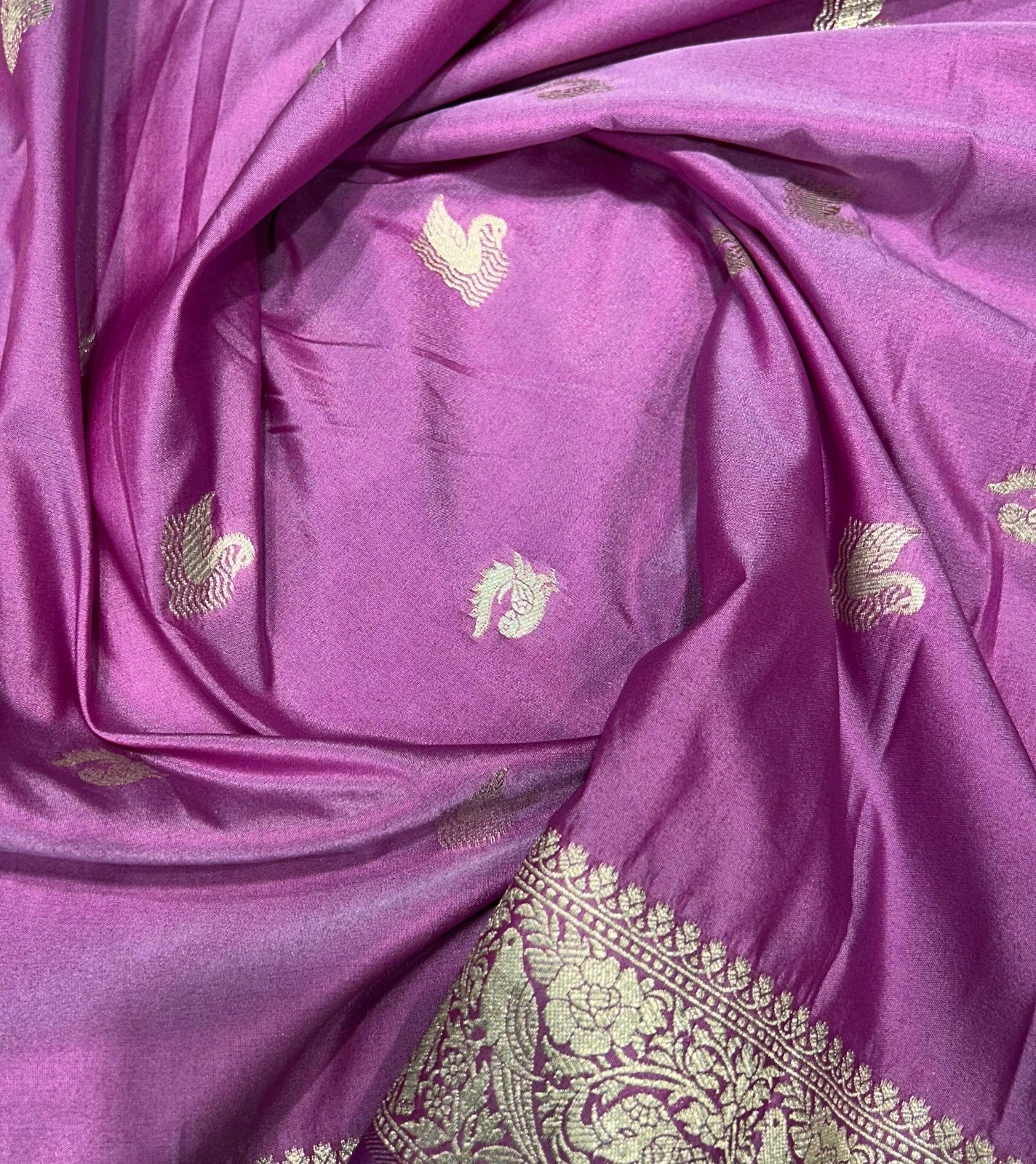 Exquisite Pink Banarasi Brocade Salwar Suit