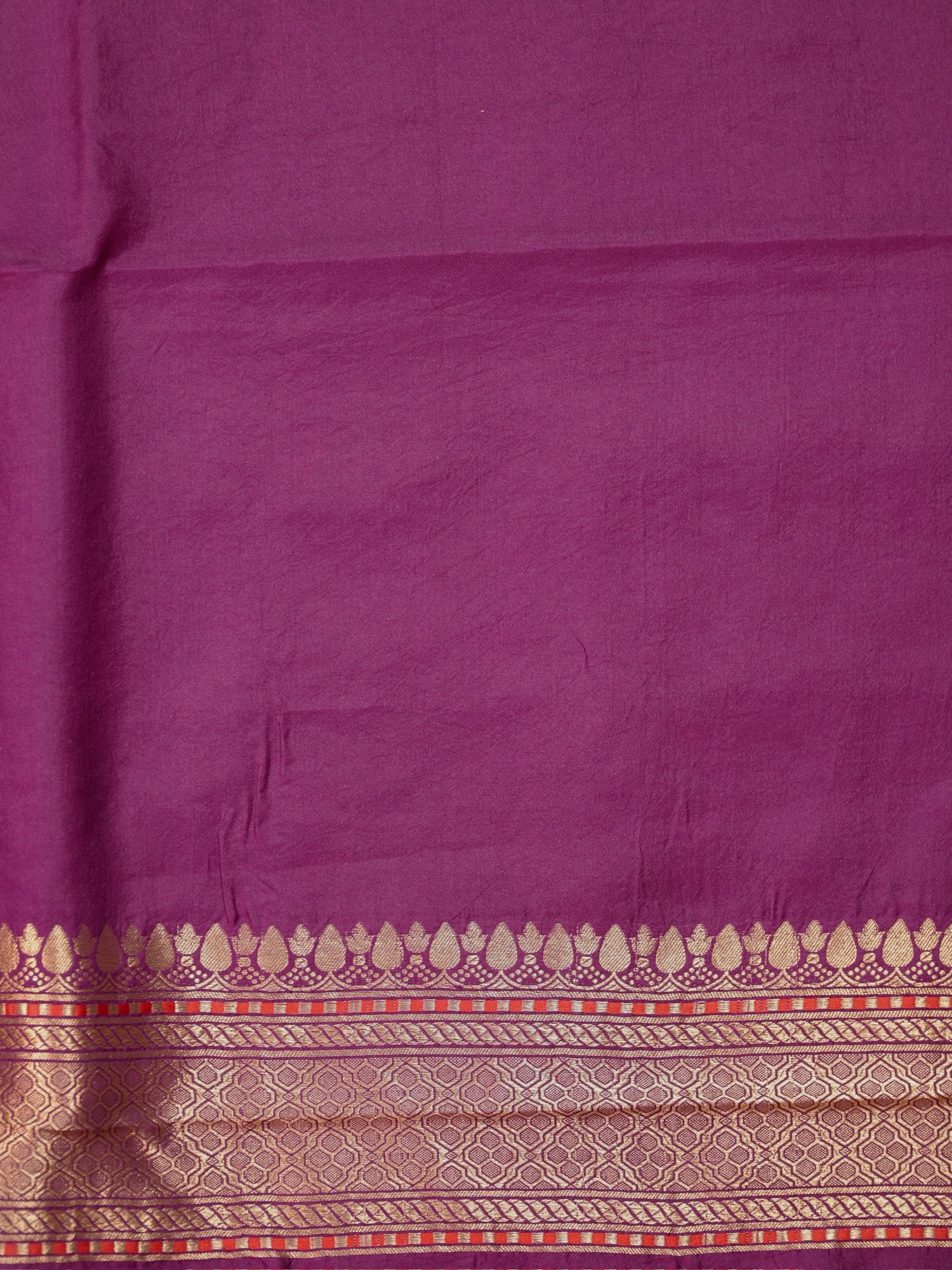 Founder Choice 060C: Beautiful Purple Pure Handloom Kadwa Silk Meenakari Parrot Saree &amp; Silk Mark