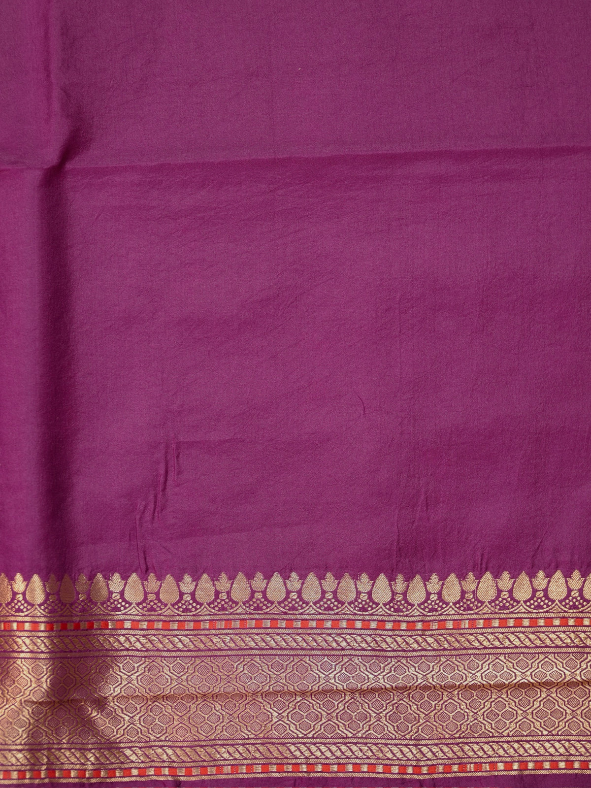 Founder Choice 060C: Beautiful Purple Pure Handloom Kadwa Silk Meenakari Parrot Saree &amp; Silk Mark