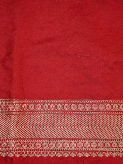 VIRASAT 427A: Silk Mark Certified Green Pure Handloom Silk Saree with Kadwa Zari Weaving