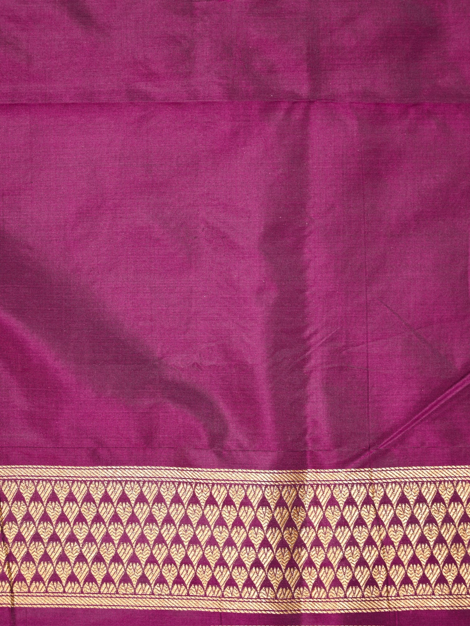 VIRASAT 435B: Silk Mark Certified Deep Wine Pure Handloom Katan Silk Saree with Kadwa Meenakari Bird Motif Zari Jaal