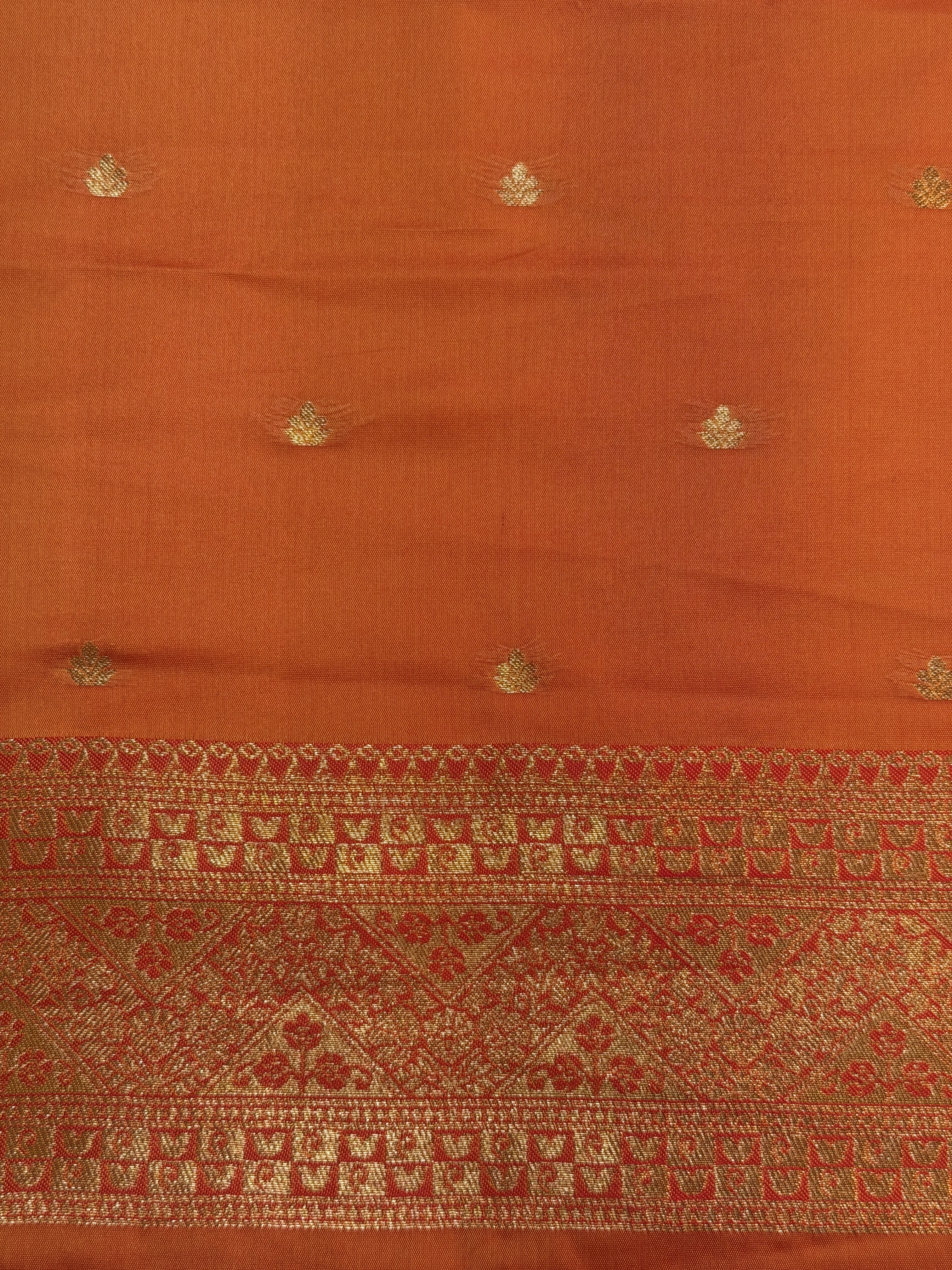 UTSAV BANARAS 449: Sunshine Yellow Banarasi Silk Saree with Rich Gold Zari Heritage Border