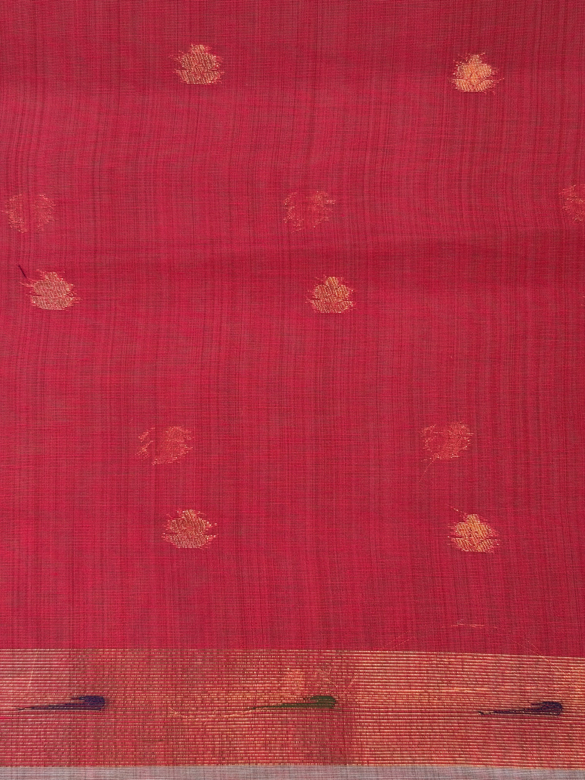 UTSAV BANARAS 468: Sky Blue Cotton Saree with Multicolor Resham Tree &amp; Peacock Motif Design