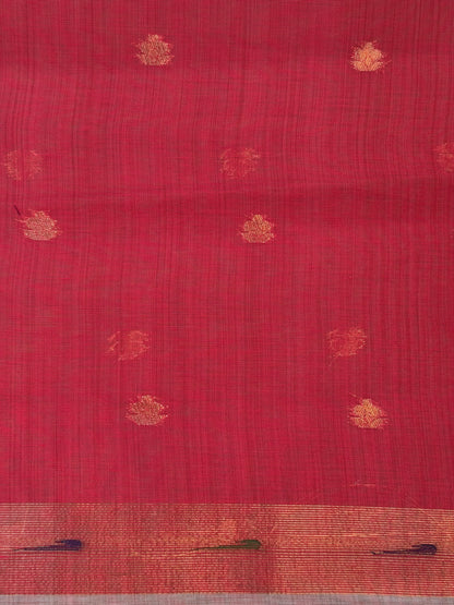 UTSAV BANARAS 468: Sky Blue Cotton Saree with Multicolor Resham Tree &amp; Peacock Motif Design