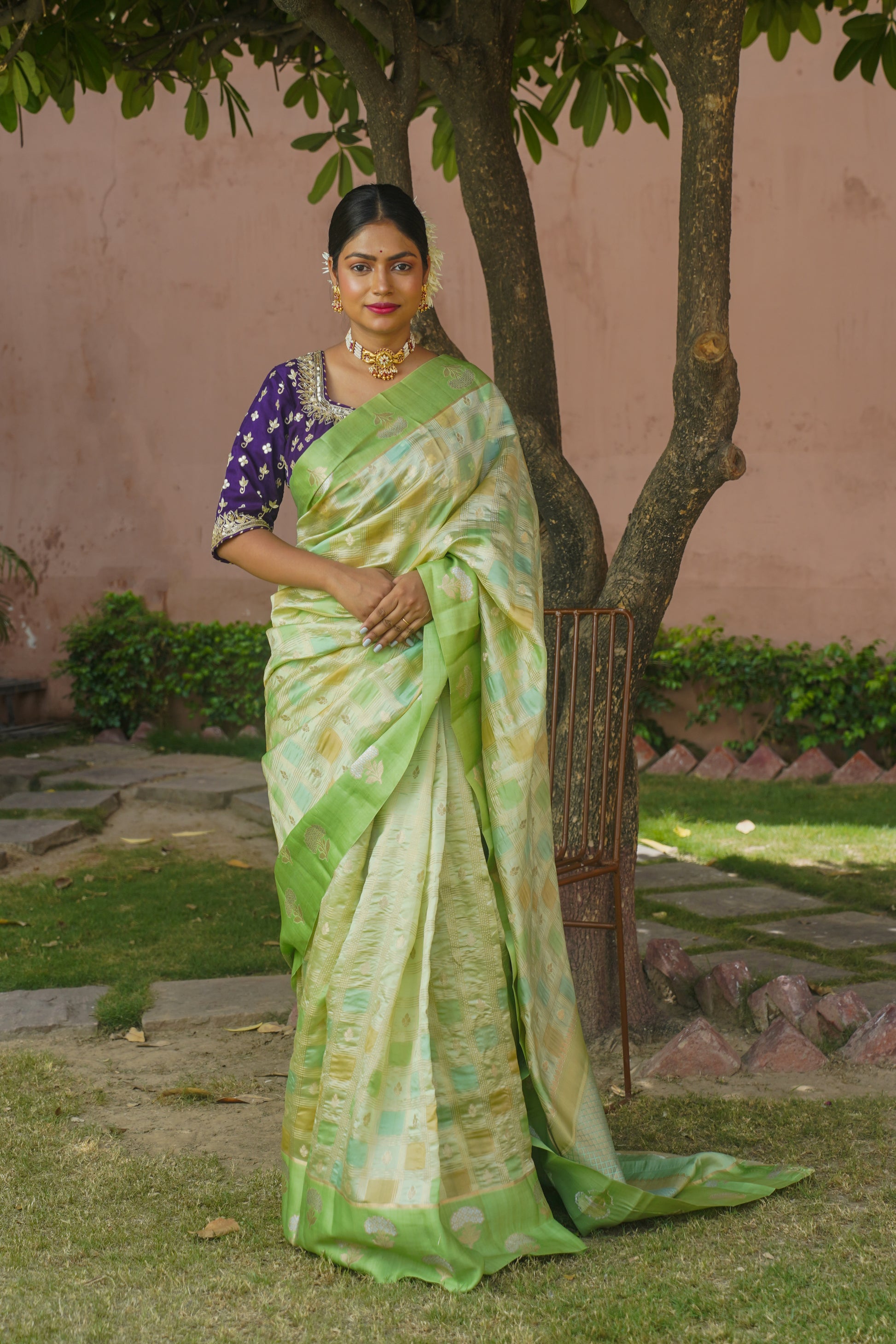 Rangkat Pure Katan Silk Banarasi Handloom Saree