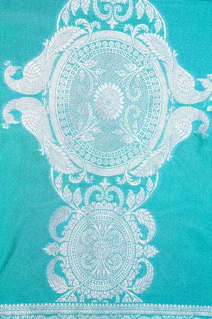 "MCD 004" Banarasi Rama Designer Vegan Silk Dupatta