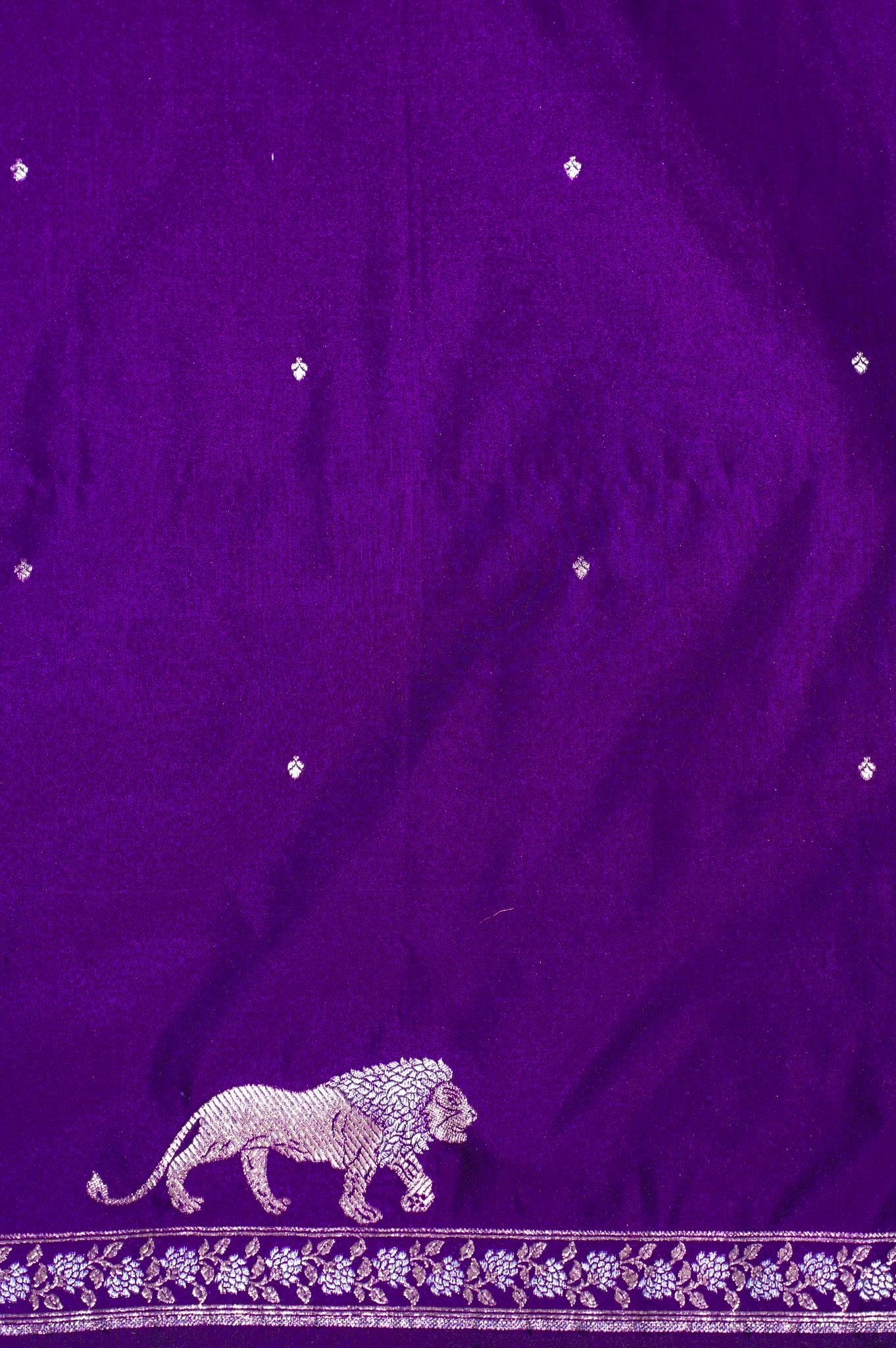 "WAAH BANARAS 112" Banarasi Deep Wine Mango Raw Silk Saree