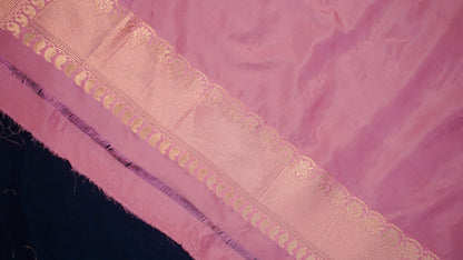 "Maya" Banarasi Pure Katan Kadwa Handloom Saree with Resham Floral and Meenakari Work