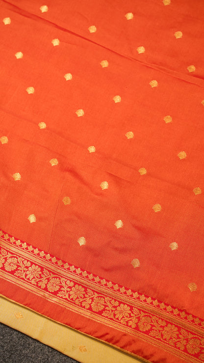 "UTSAV BANARAS 154" Banarasi Golden Yellow Katan Silk Saree