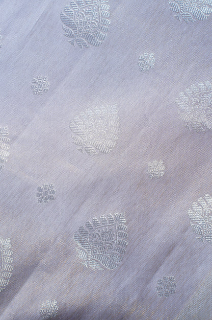 "Founder Choice 001"  Banarasi Masterpiece Designer Pastel Pure Silk Saree with Tree of Life Motif