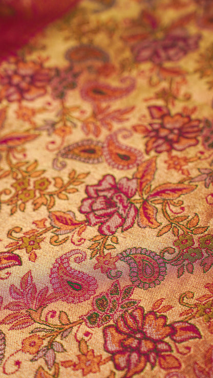 "UTSAV BANARAS 161" Banarasi Rani Pink Kanjivaram Silk Saree