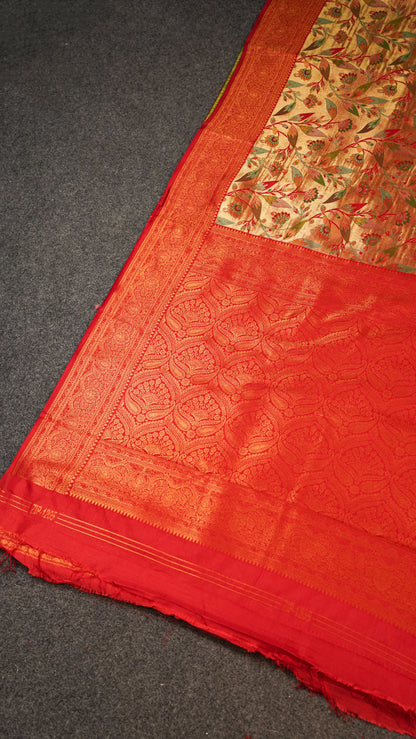"UTSAV BANARAS 159" Banarasi Rich-Gold Kanjivaram Silk Saree
