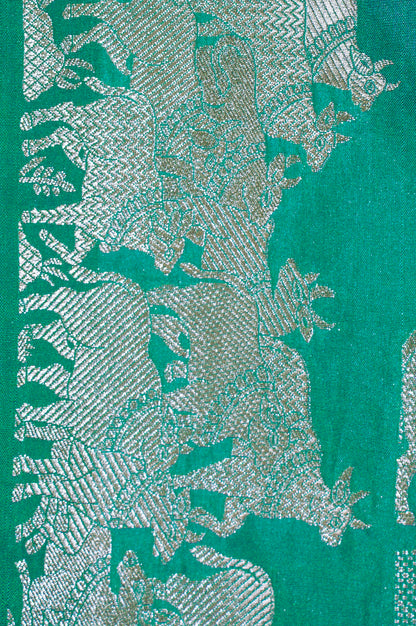 "MCD 003" Banarasi Rama Shikargah Vegan Silk Dupatta