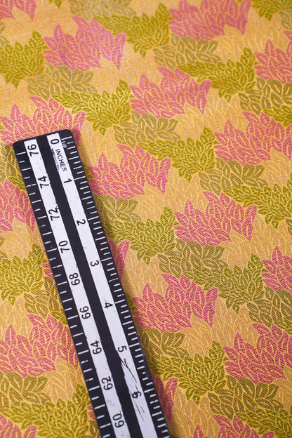 "MCF 32" Banarasi Multicolor Handloom Rangkat Fabric