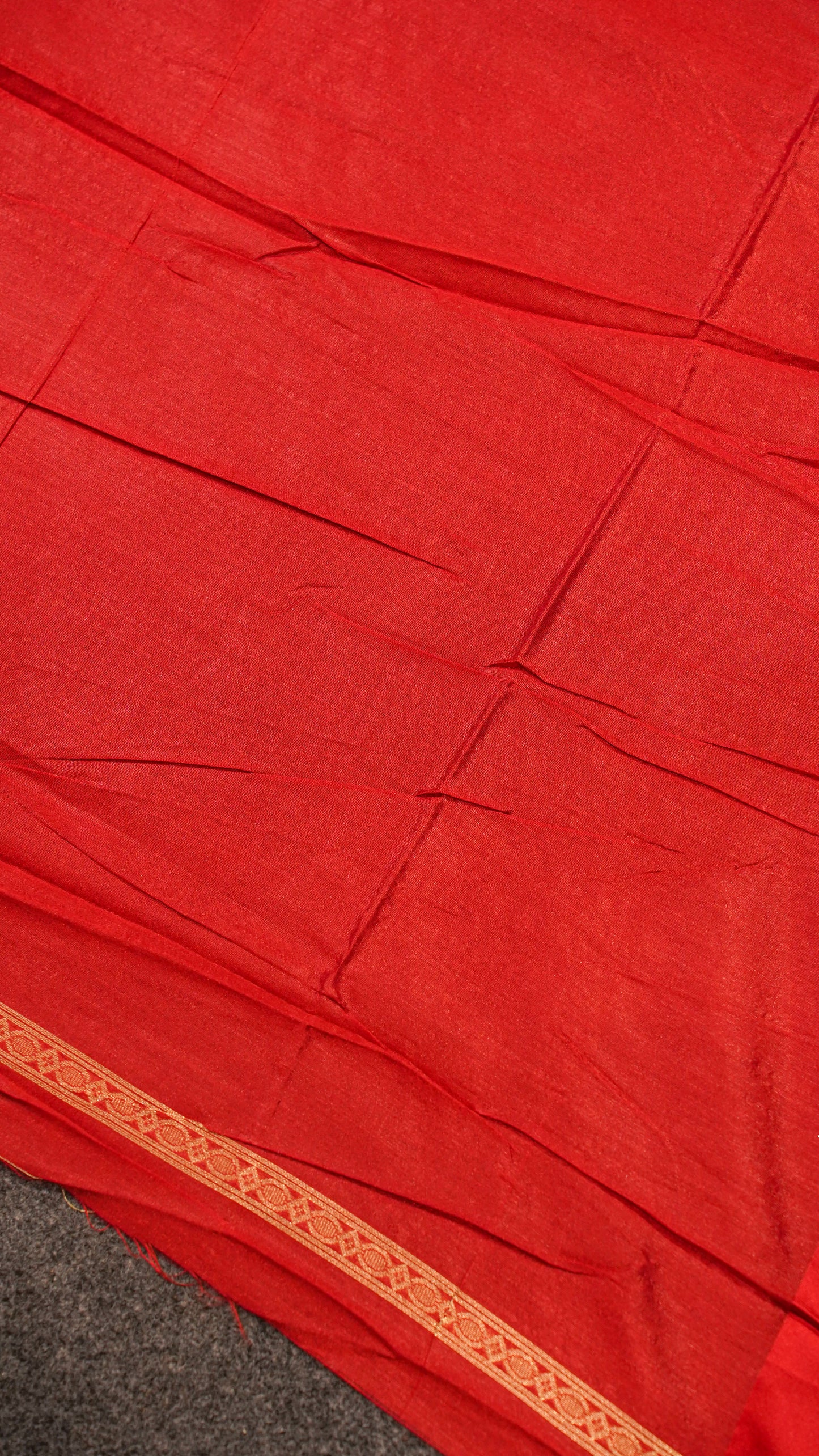 "UTSAV BANARAS 128" Banarasi Red Rangkaat Silk Saree