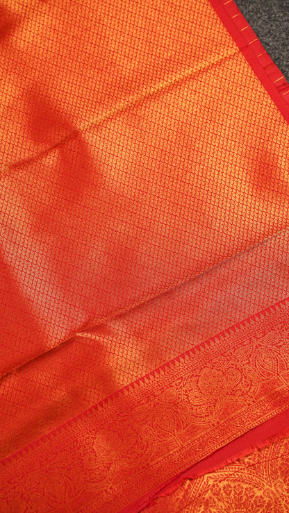 "UTSAV BANARAS 159" Banarasi Rich-Gold Kanjivaram Silk Saree