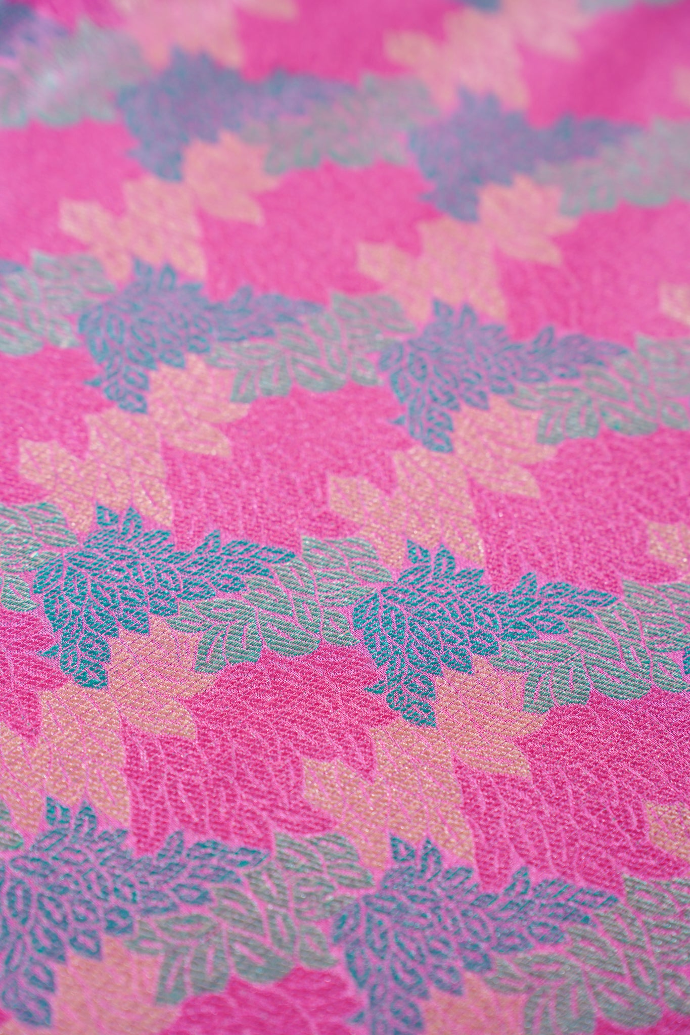 "MCF 31" Banarasi Multicolor Handloom Rangkat Fabric