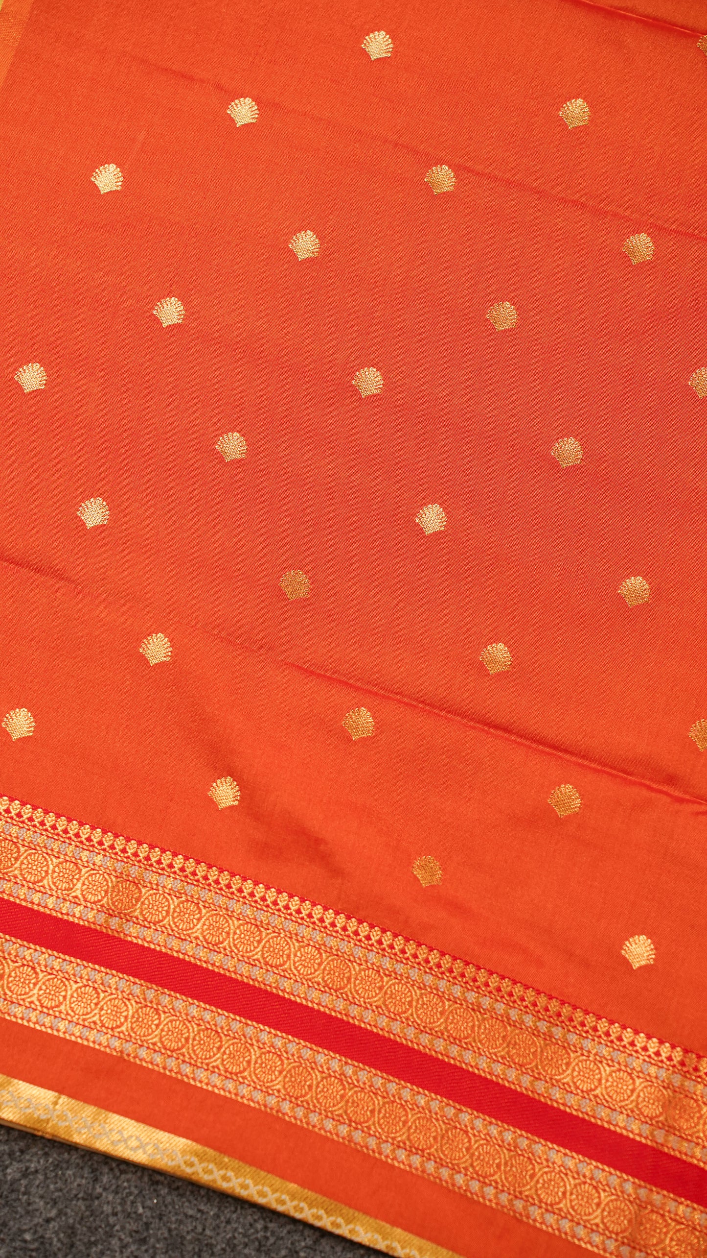 "UTSAV BANARAS 157" Banarasi Mustard Yellow Katan Silk Saree