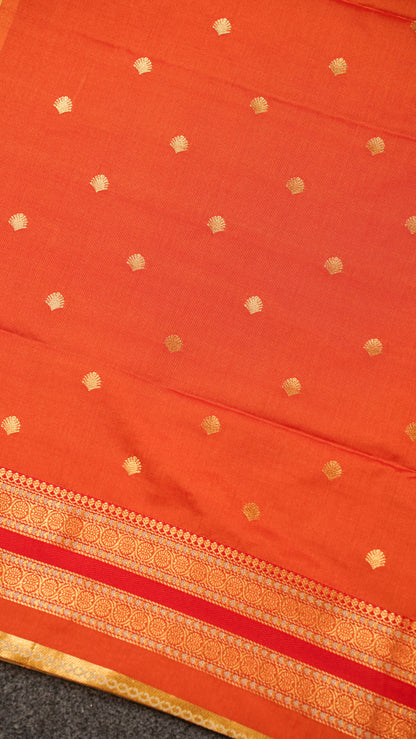 "UTSAV BANARAS 157" Banarasi Mustard Yellow Katan Silk Saree