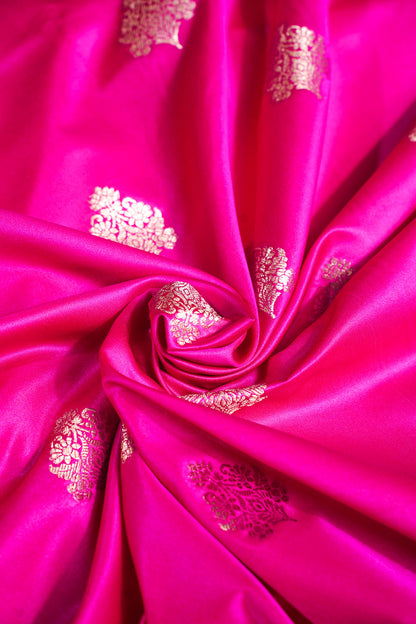 "MFC 16" Banarasi Handwoven Rani Brocade Buta Fabric