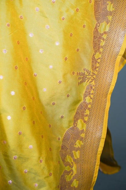 "MCD 002" Banarasi Shikargah Vegan Silk Dupatta