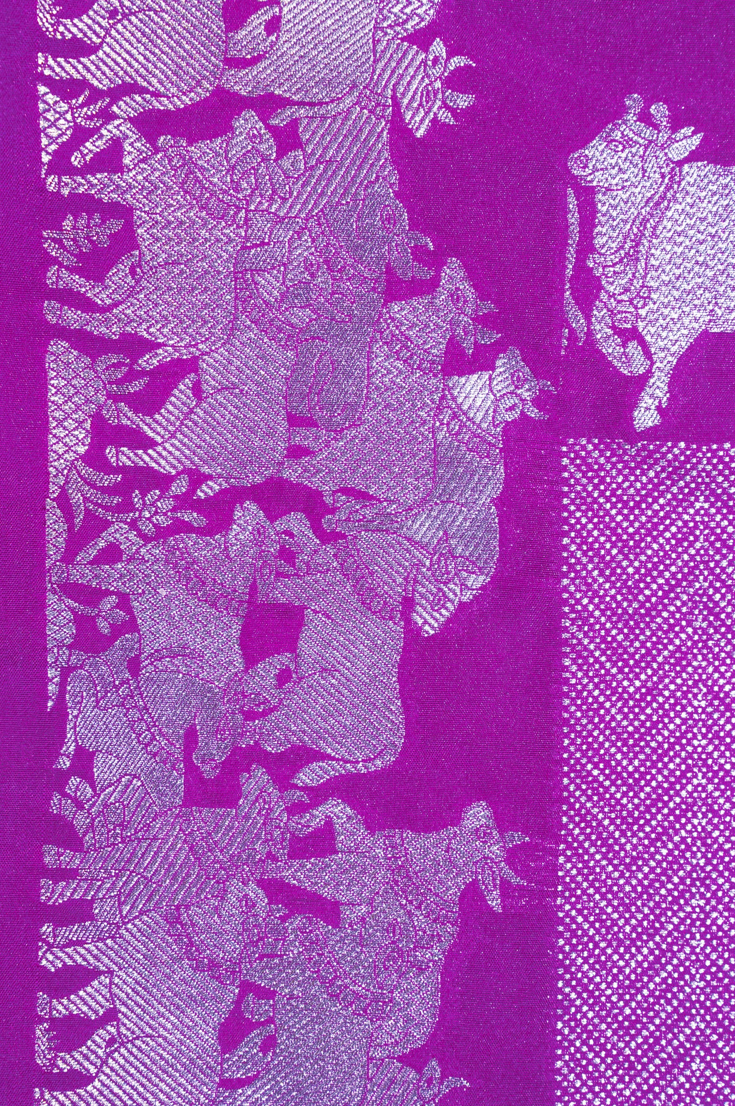 "MCD 007" Banarasi Moov Shikargah Vegan Silk Dupatta