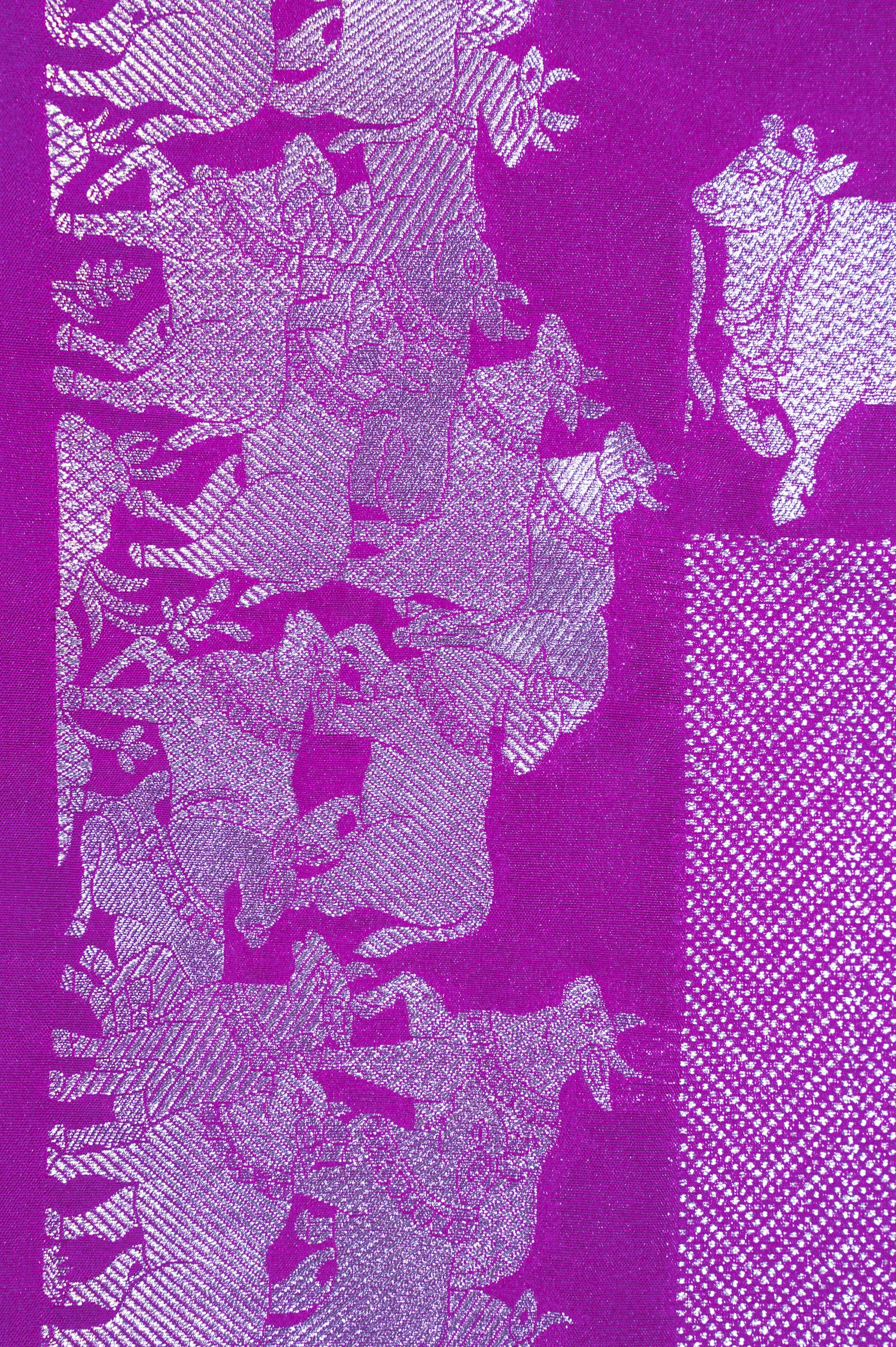 "MCD 007" Banarasi Moov Shikargah Vegan Silk Dupatta