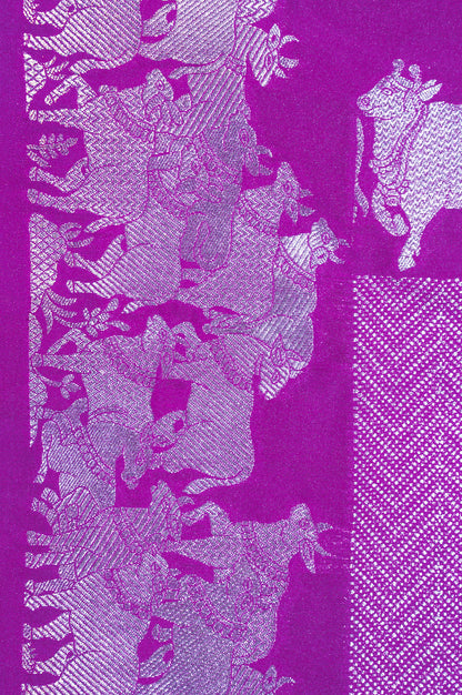 "MCD 007" Banarasi Moov Shikargah Vegan Silk Dupatta