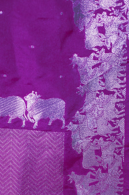 "MCD 007" Banarasi Moov Shikargah Vegan Silk Dupatta
