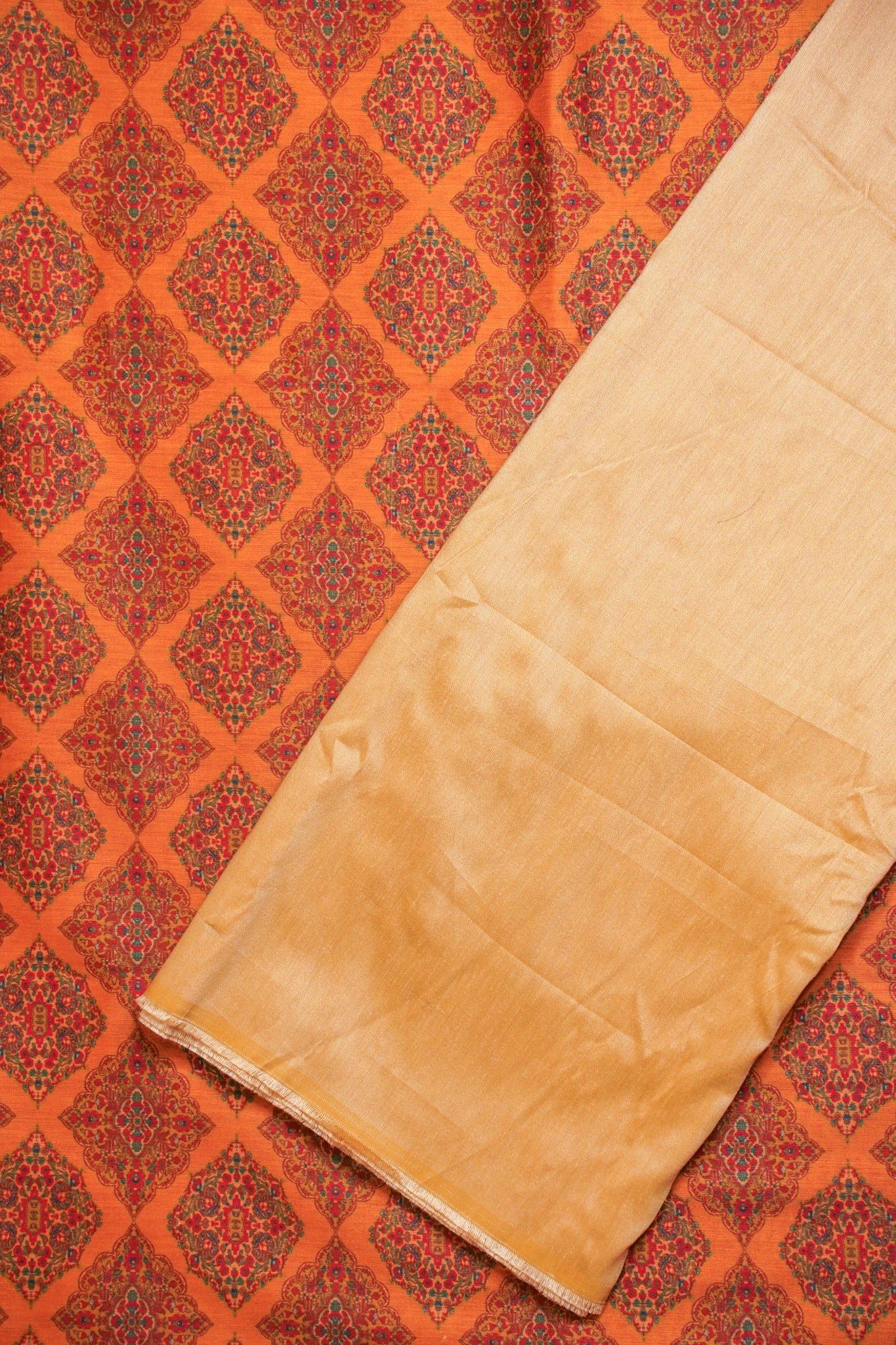 "MJ-10" Banarasi Pure Cotton Silk Kurta-Pyjama Cloth Set