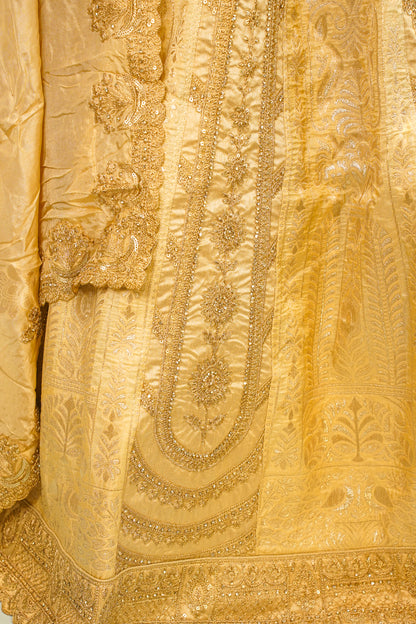 "MANSI 018" Banarasi Traditional Silk Lehenga With AD Work