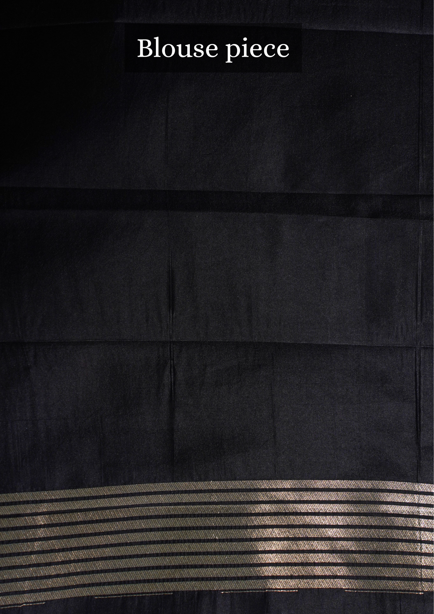 VIRASAT 348: Banarasi Black Handloom Pure Silk Saree