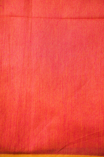 "UTSAV BANARAS 210" Banarasi Mustard Cotton Silk With Temple Border Saree