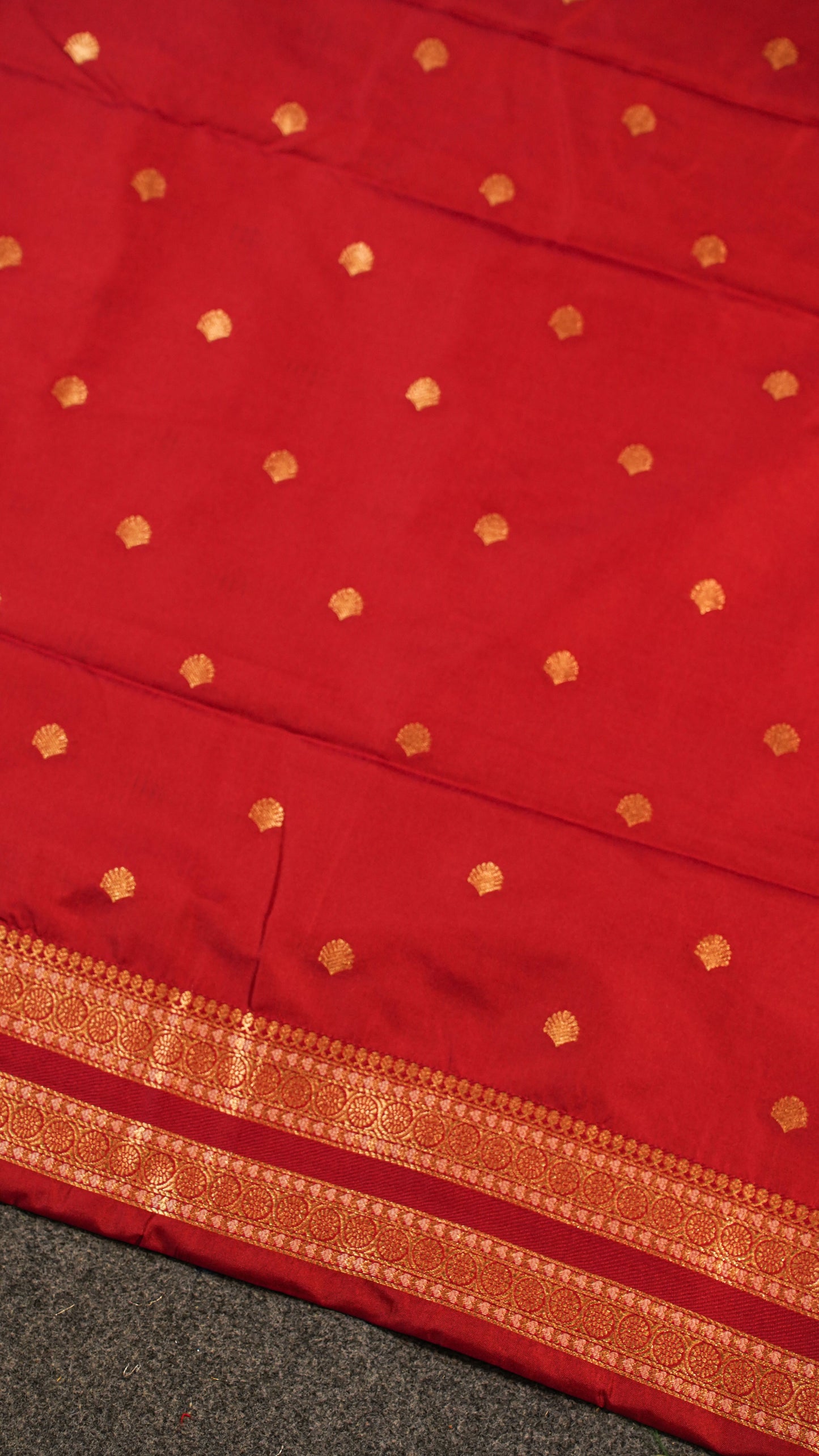 "UTSAV BANARAS 158" Banarasi Peach Katan Silk Saree