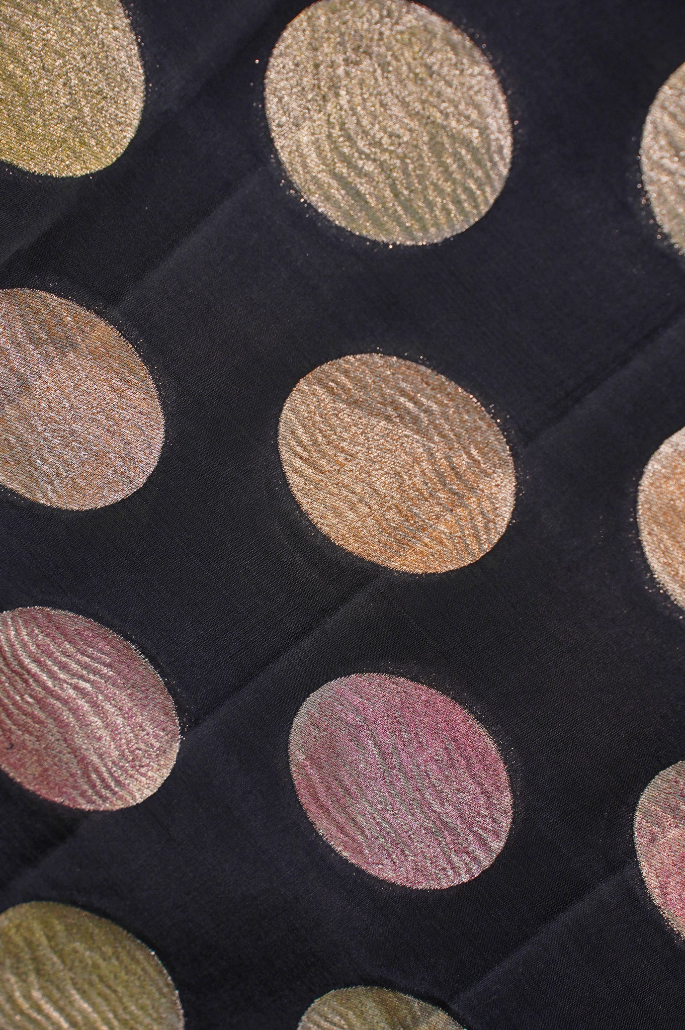 VIRASAT 343: Banarasi Black Rangkat Pure Silk Saree