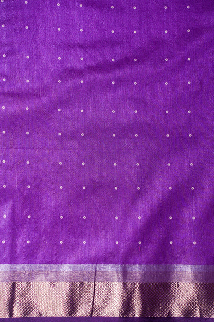 "UTSAV BANARAS 231" Banarasi Magenta Tusser Silk Saree