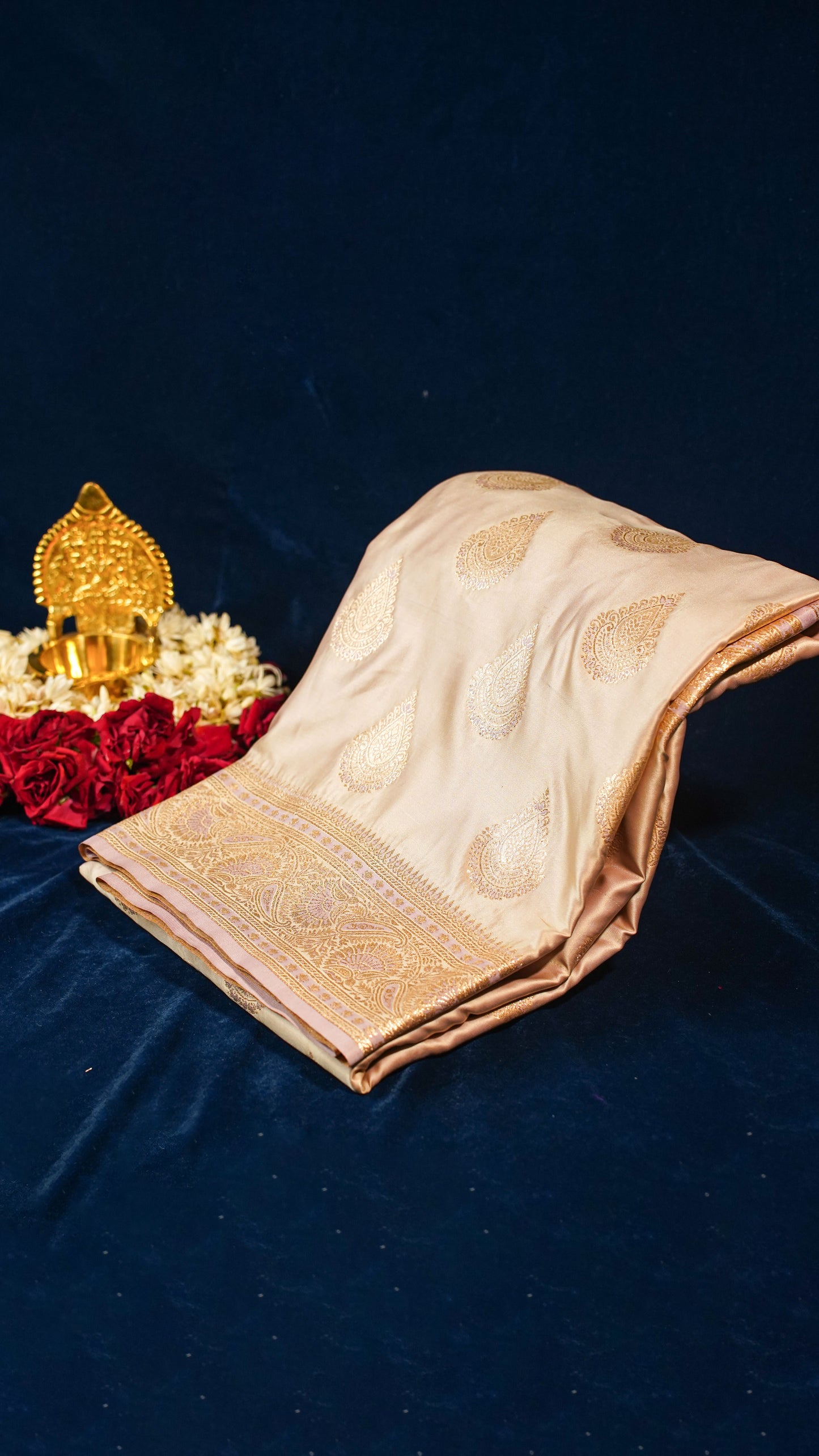 "UTSAV BANARAS 133" Banarasi Pastel Pink Mashru Silk Saree