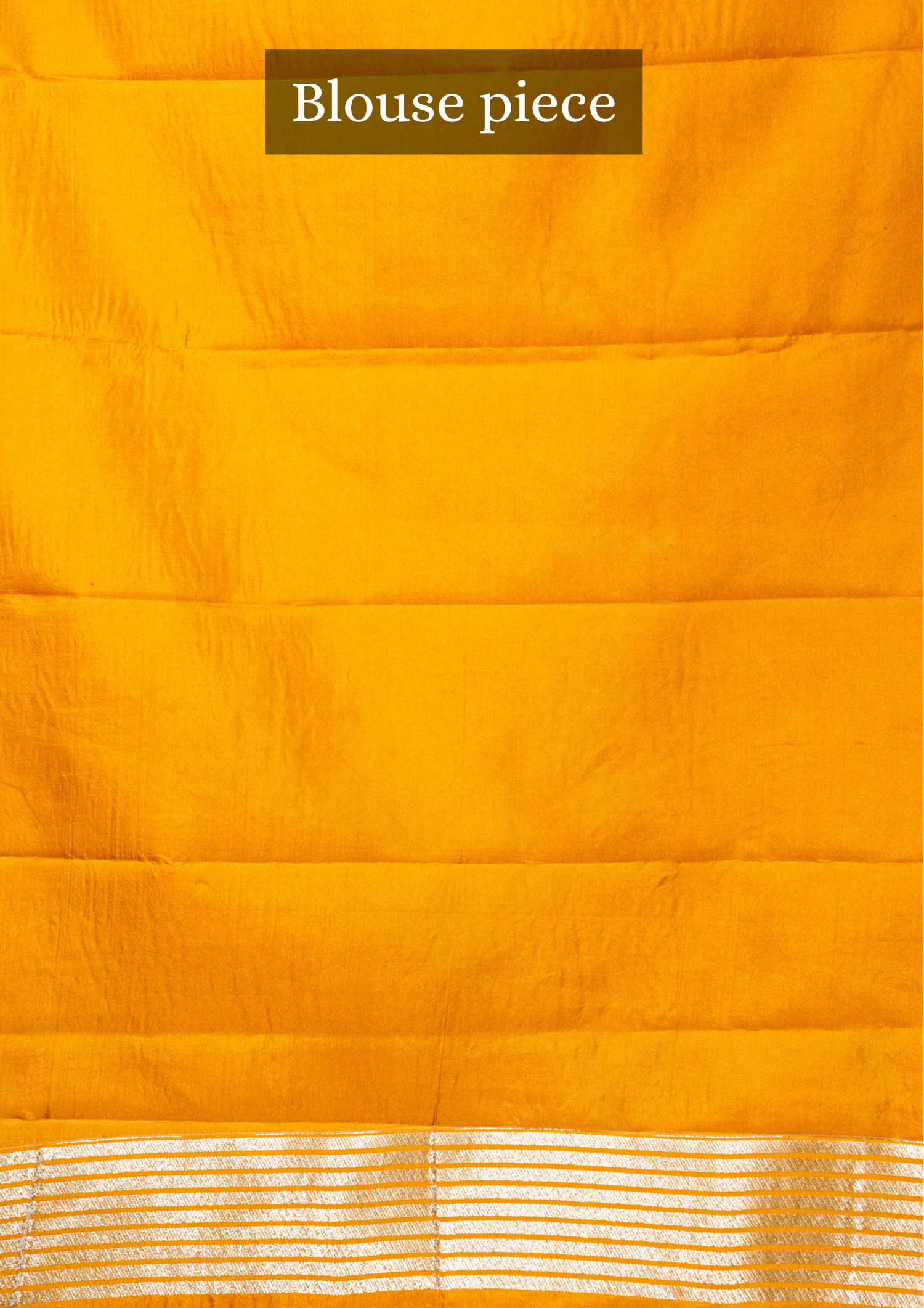 VIRASAT 349: Banarasi Mustard Handloom Pure Silk Saree