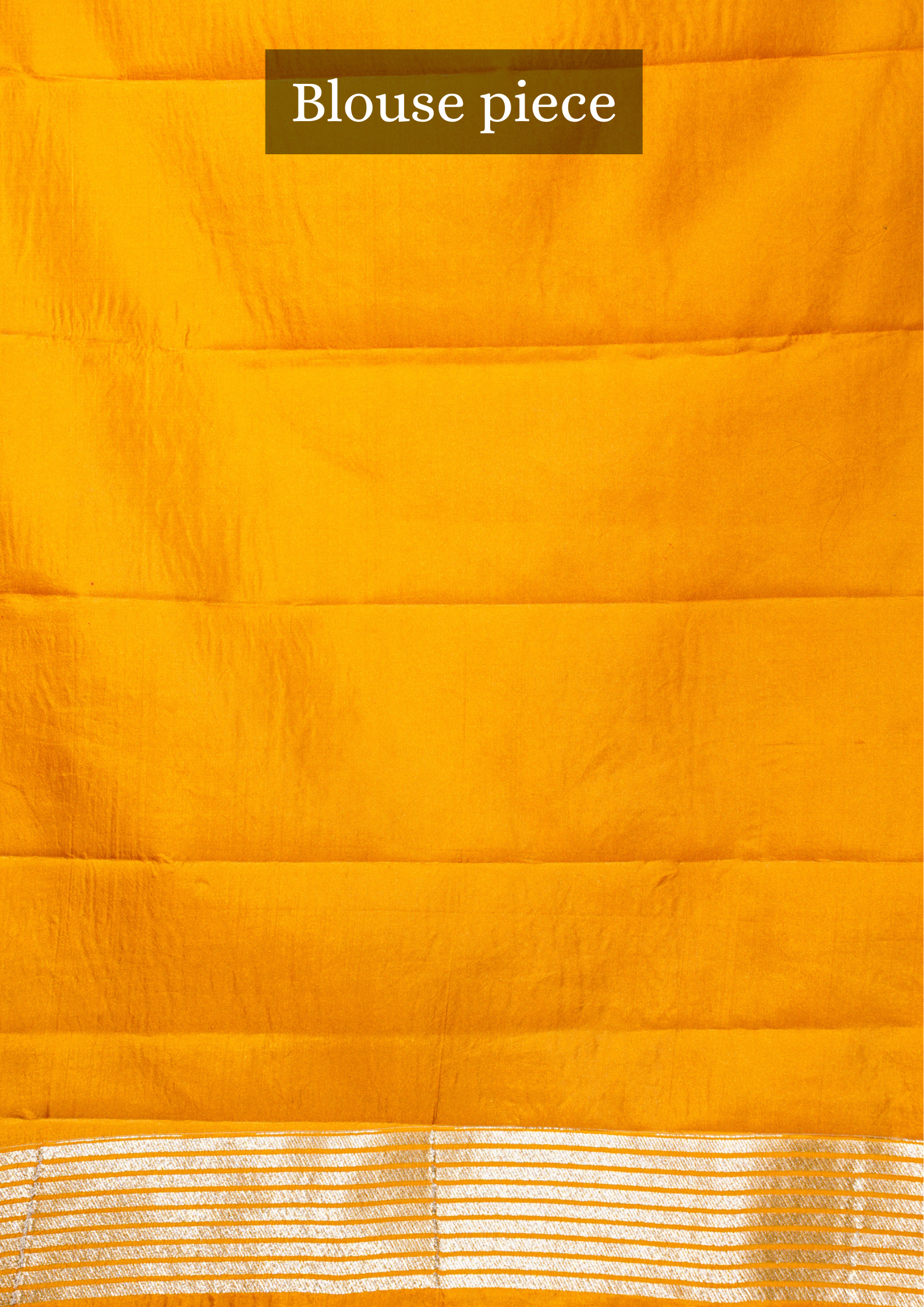 VIRASAT 349: Banarasi Mustard Handloom Pure Silk Saree