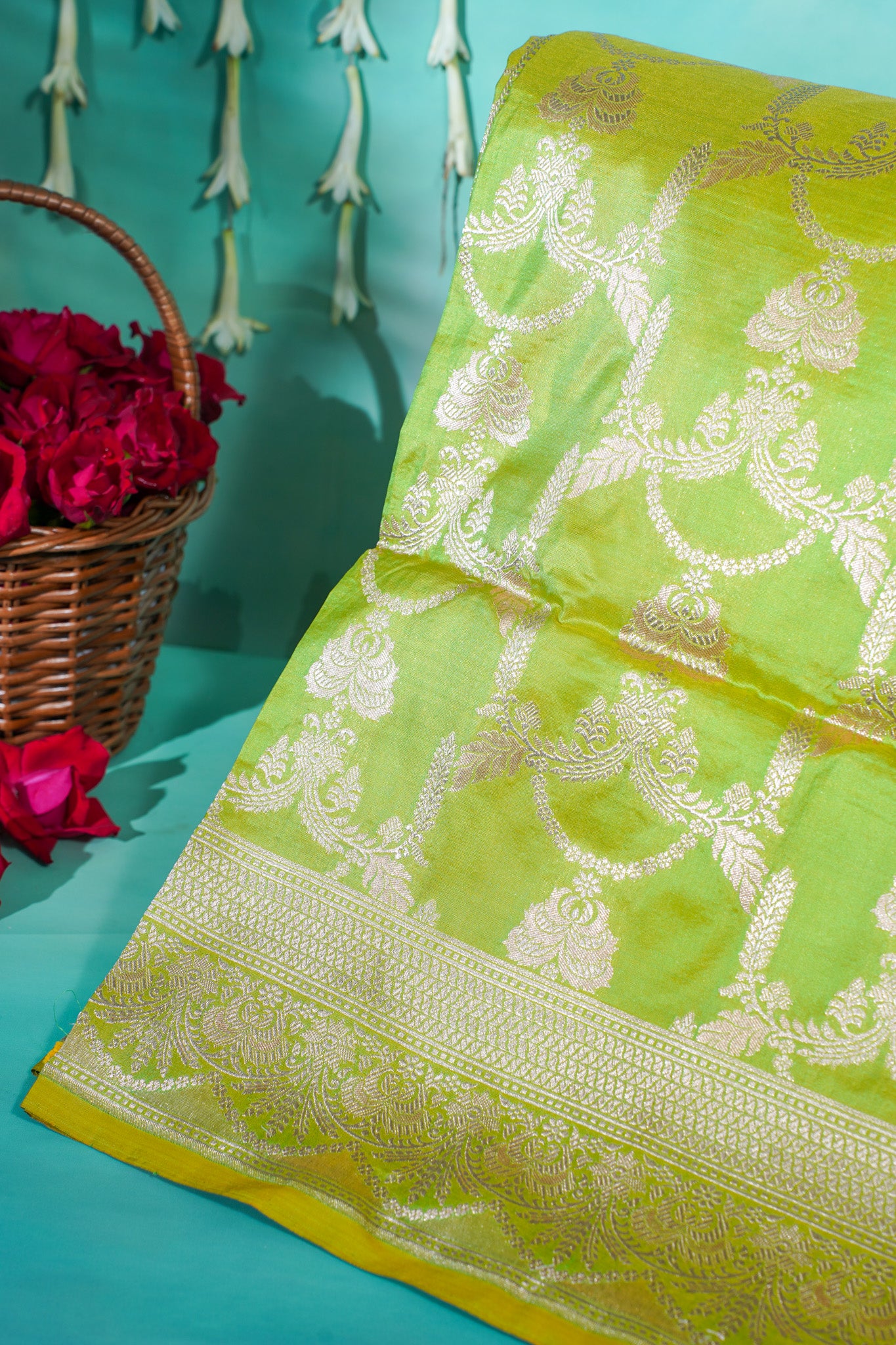 "VIRASAT 168A" Purple Pure Banarasi Katan Uppada Saree